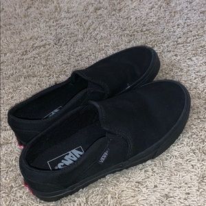 Black Slip on Vans
